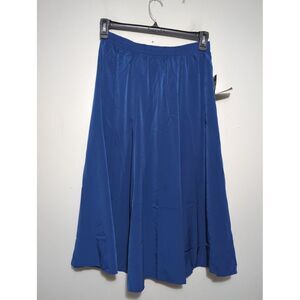 NWT VTG Maggie Sweet Womens Maxi Skirt‎ Blue Made in USA Size Petite Medium